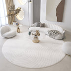 Japanese Minimalist Living Room Printed Carpet