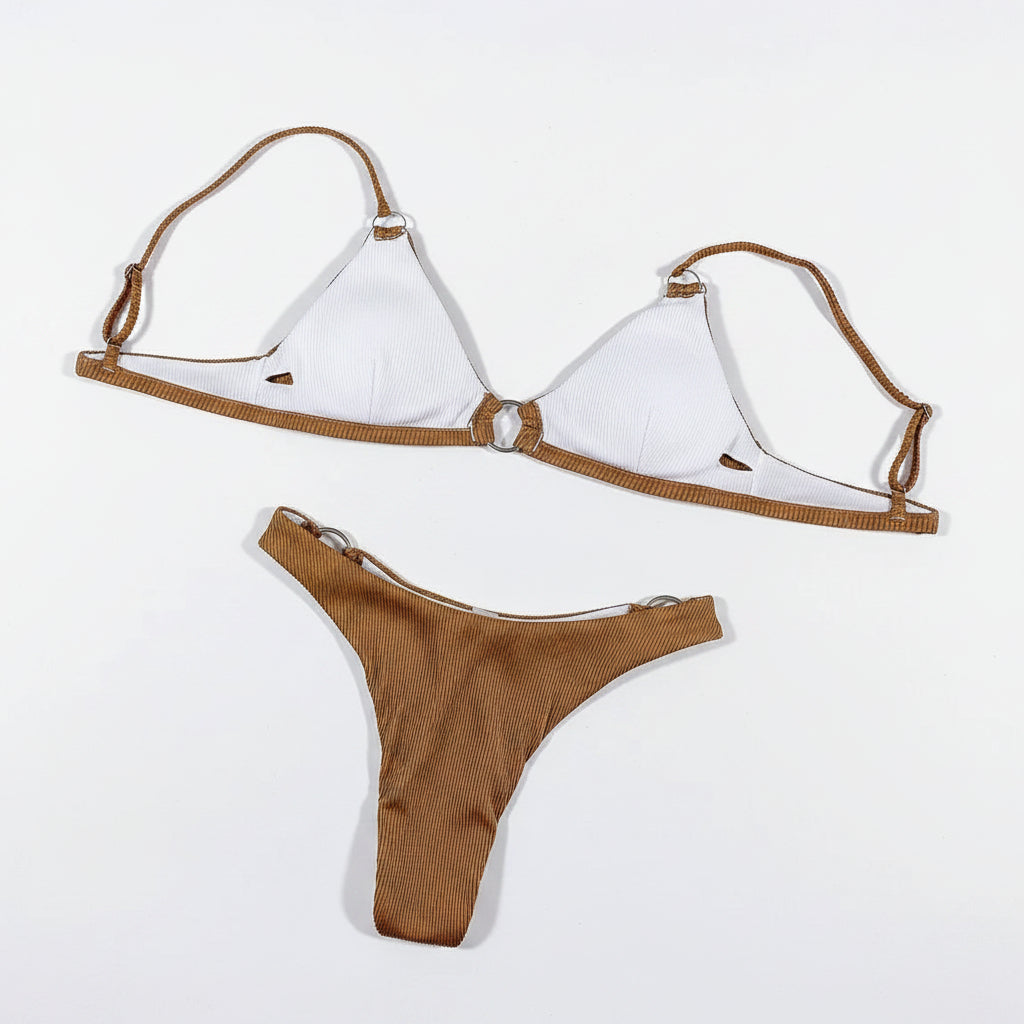 Plunge Spaghetti Strap Swim Set