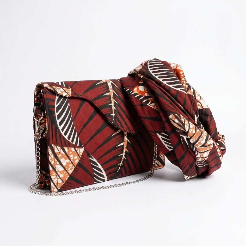 Ankara Purse and Head Wrap