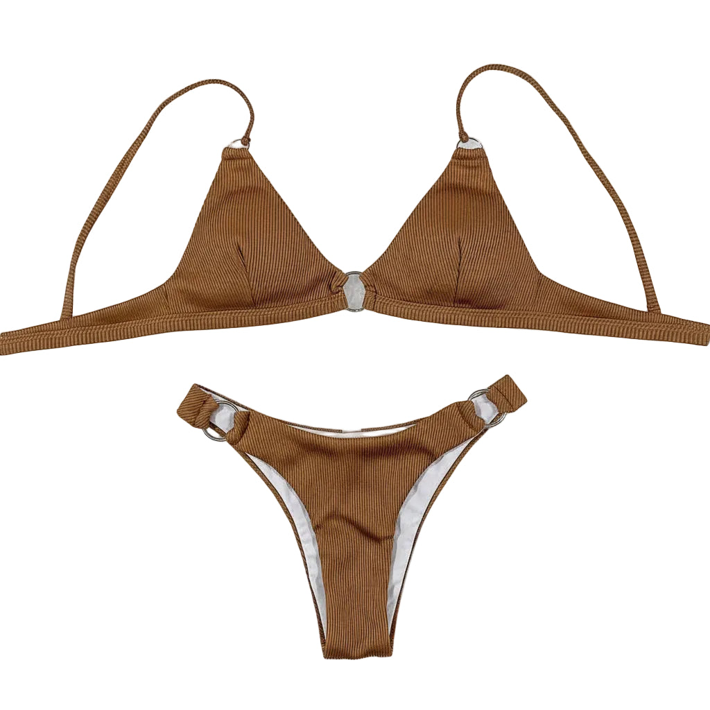 Plunge Spaghetti Strap Swim Set