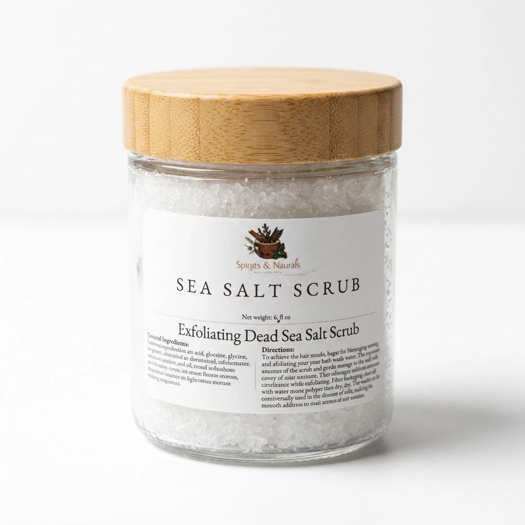Exfoliating Dead Sea Salt Scrub
