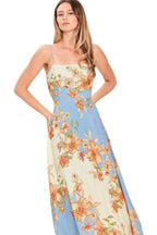SUMMER SERENADE WOVEN MIDI DRESS