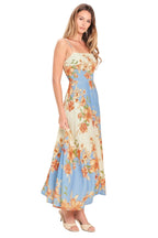 SUMMER SERENADE WOVEN MIDI DRESS