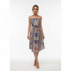 Summer Bohemian Strapless Maxi Dress