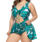 Plus Size One Piece SwimSuit