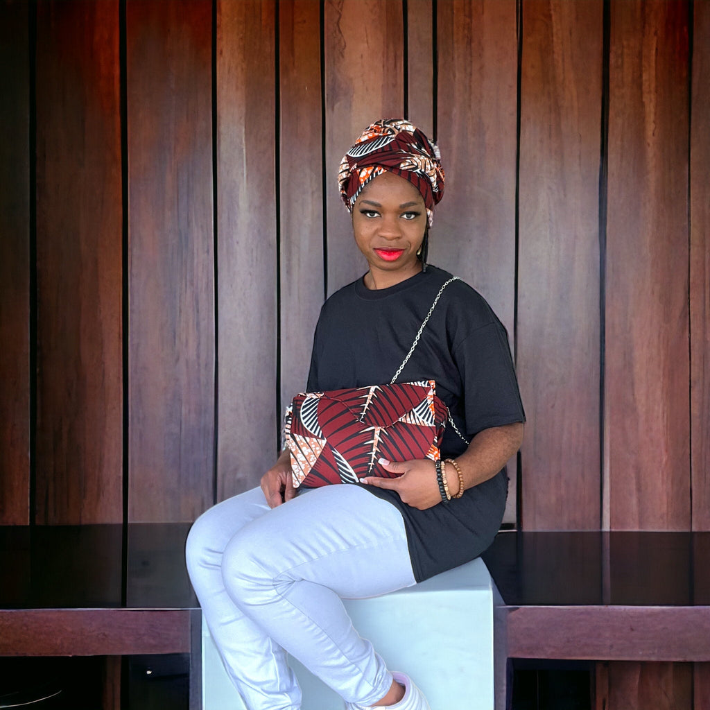 Ankara Purse and Head Wrap