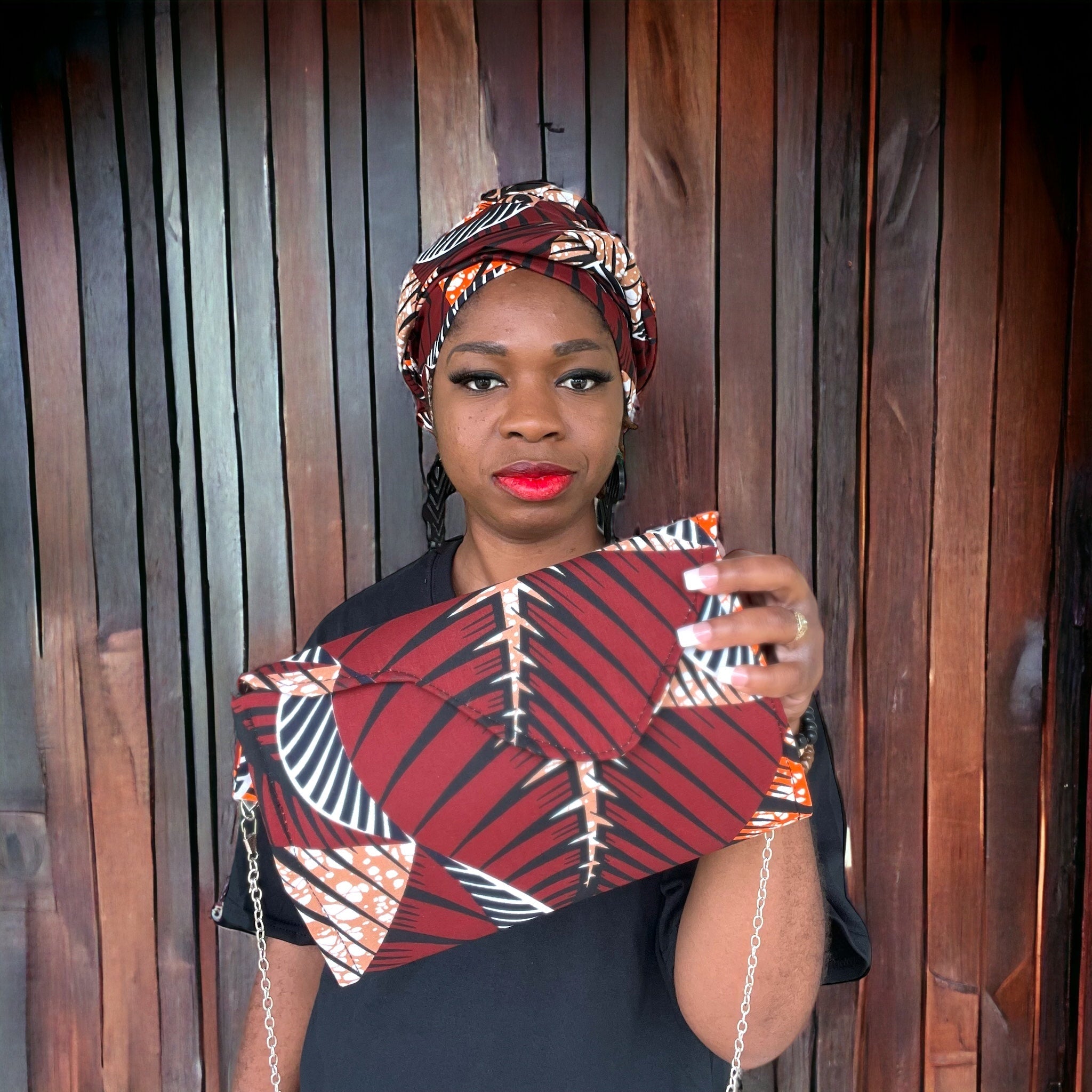 Ankara Purse and Head Wrap