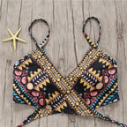 Strappy Halter Bandage Bikini.
