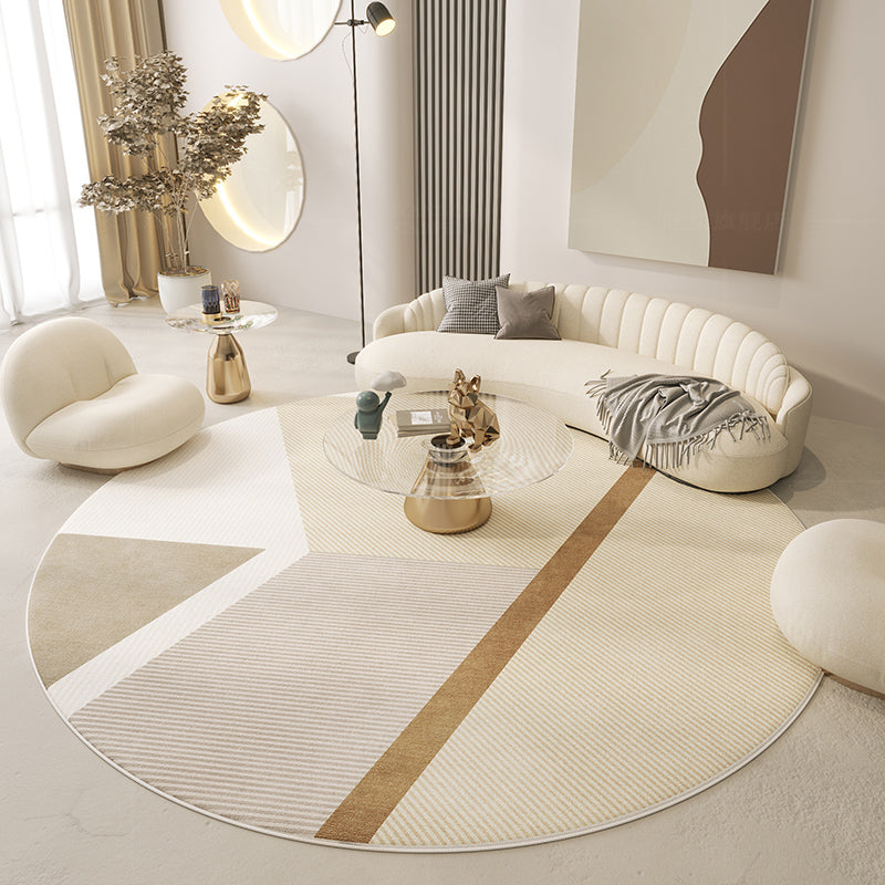 Japanese Minimalist Living Room Printed Carpet