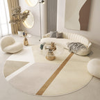 Japanese Minimalist Living Room Printed Carpet