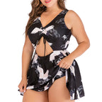 Plus Size One Piece SwimSuit