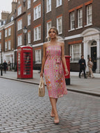 Summer Bohemian Strapless Maxi Dress