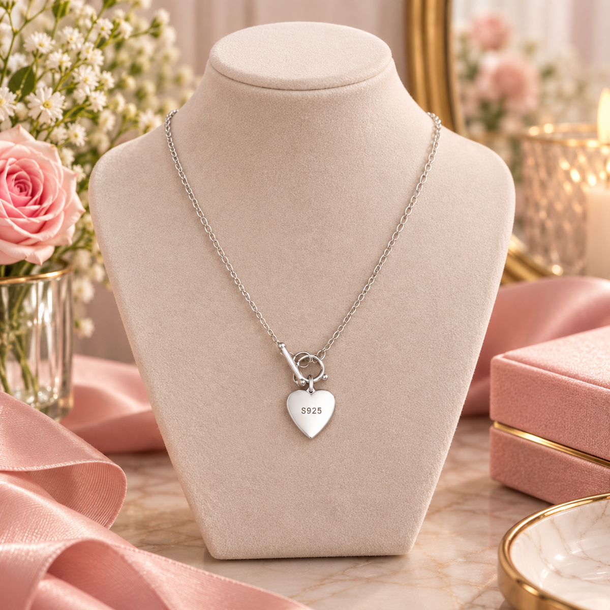 Sweetheart Shine Pendant Necklace