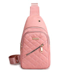 Women's Shoulder Sling Bag - Nylon Adjustable Strap Crossbody Purse
