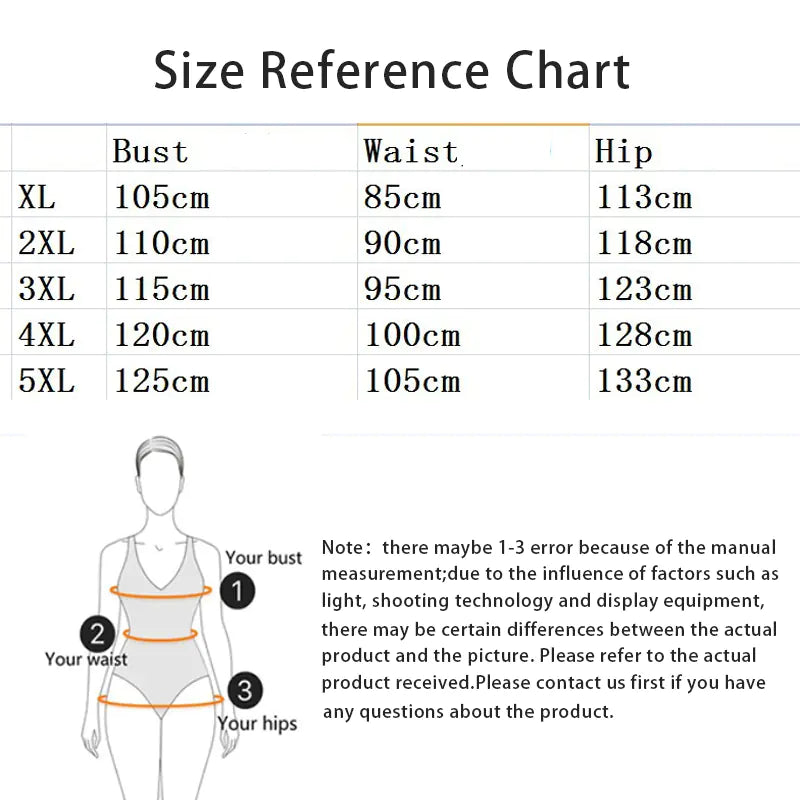 Plus Size One Piece SwimSuit