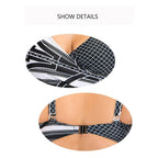 Plus Size Halter Push-Up Bikini Set