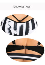 Plus Size Halter Push-Up Bikini Set
